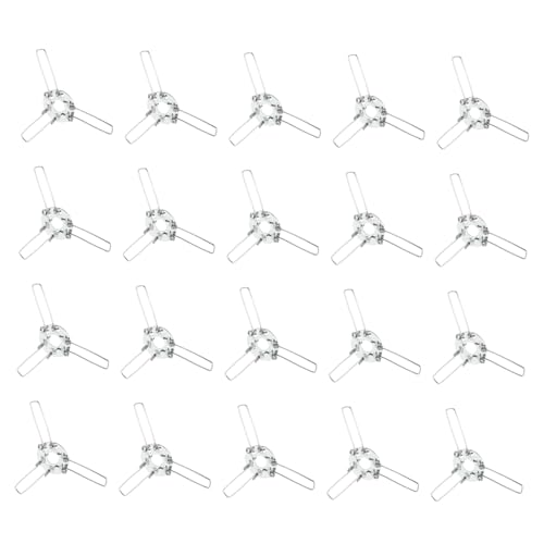 ORFOFE 20 Stück Lampenschirm Federklammern Halterung Lampenzubehör für Decken Tischlampen Stabile Befestigung Einfache Montage DIY Lampenschirmhalterung von ORFOFE