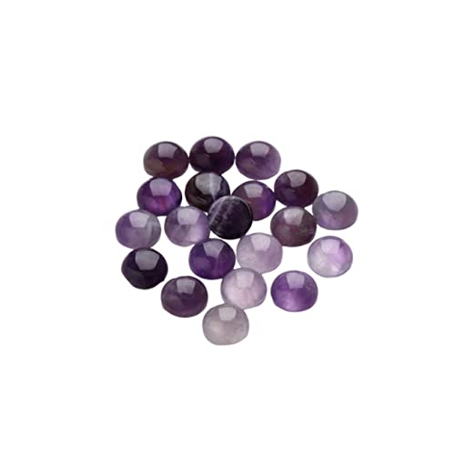 ORFOFE 20 Stück Lila Glas Cabochons Halbrund Flach mit Amethyst Optik für Schmuck DIY Basteln Uhr Dekoration Zubehör ORFOFE 20 Stück Lila Glas Cabochons Halbrund Flach mit Amethyst Optik für Schmuck DIY Basteln Uhr Dekoration Zubehör von ORFOFE