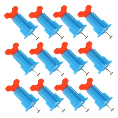 ORFOFE 20 Stück Teiliges Fliesen nivelliersystem mit Stahlstiften Wiederverwendbare Fliesen abstandshalter für Wand Bodeninstallation Präzises Fliesenverlegen Zeitsparendes Verlegen von ORFOFE