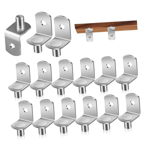 ORFOFE 20 Stück Teiliges Förmige Regalbodenträger aus Eisen Stabile Einlegebodenhalter für Schränke und Bücherregale Hohe Tragfähigkeit Einfache Montage Geeignet für Holzregale und Möbel ORFOFE 20 Stück Teiliges Förmige Regalbodenträger aus Eisen Stabile Einlegebodenhalter für Schränke und Bücherregale Hohe Tragfähigkeit Einfache Montage Geeignet für Holzregale und Möbel von ORFOFE