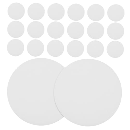 ORFOFE 20 Stück Teiliges LED Downlight Diffusionsplatten Runde Lampenschirm Abdeckungen aus PC Weiche Lichtstreuung Blendfrei für Einbaustrahler und Pendelleuchten Einfache Montage von ORFOFE