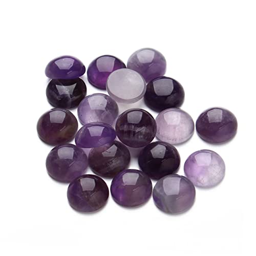 ORFOFE 20 Stück Teiliges Lila Kristall Cabochons Flache Rückseite Schmuck-zubehör für DIY Schmuckherstellung Halbrund Glas Edelstein Aufkleber für Ohrringe Uhren und Dekoration ORFOFE 20 Stück Teiliges Lila Kristall Cabochons Flache Rückseite Schmuck-zubehör für DIY Schmuckherstellung Halbrund Glas Edelstein Aufkleber für Ohrringe Uhren und Dekoration von ORFOFE