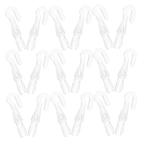 ORFOFE 20 Stück Teiliges Transparent Flexible Jalousie Blind Haken Bruchsicherer Kippstangenkopf Stabile Ersatzteile für Präzise Lichtsteuerung Vielseitig für Wohn und Bürojalousien von ORFOFE