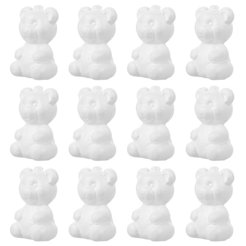 ORFOFE 20 Stück Teiliges Weiße Bärenform Schaumstoffmodelle DIY Basteln für Blumendekorationen Geschenkideen und Kreative Handwerksprojekte mit Angenehmer Haptik und Guter Isolierung ORFOFE 20 Stück Teiliges Weiße Bärenform Schaumstoffmodelle DIY Basteln für Blumendekorationen Geschenkideen und Kreative Handwerksprojekte mit Angenehmer Haptik und Guter Isolierung von ORFOFE