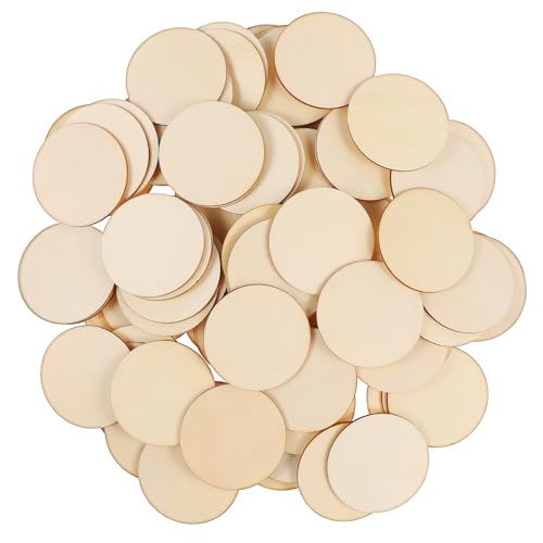 ORFOFE 200 Stk. Runde Holzscheiben Unbehandelte Holzplatten zum Basteln DIY Holzrundlinge für Handwerk Schmuckdeko Kleine Holzscheiben Holzplättchen ORFOFE 200 Stk. Runde Holzscheiben Unbehandelte Holzplatten zum Basteln DIY Holzrundlinge für Handwerk Schmuckdeko Kleine Holzscheiben Holzplättchen von ORFOFE