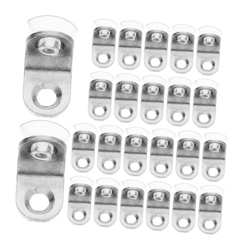 ORFOFE 24 Stück Teiliges Regalbodenträger mit Saugnäpfen Langlebige Legierungskonstruktion Sichere Halterung für Glasböden Vielseitig Einsetzbar in Küche Schlafzimmer Wohnzimmer und ORFOFE 24 Stück Teiliges Regalbodenträger mit Saugnäpfen Langlebige Legierungskonstruktion Sichere Halterung für Glasböden Vielseitig Einsetzbar in Küche Schlafzimmer Wohnzimmer und von ORFOFE