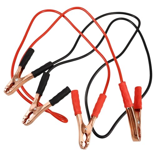 ORFOFE 2Stücke Starthilfekabel mit Krokodilklemmen Hochwertige Batterie Überbrückungskabel für Autobatterien Zuverlässige Verbindung und Hohe Leitfähigkeit für Notfälle ORFOFE 2Stücke Starthilfekabel mit Krokodilklemmen Hochwertige Batterie Überbrückungskabel für Autobatterien Zuverlässige Verbindung und Hohe Leitfähigkeit für Notfälle von ORFOFE