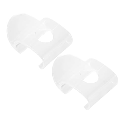 ORFOFE 2er-Pack Volant-Clips für Rollos Vorhang-Clips aus Kunststoff gebogene Griffe einfach anzubringen und aufzubewahren und leicht von ORFOFE