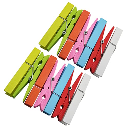 ORFOFE 3 Satz Bunte Holzklammern Fotos Clip Snack Verschlussklemmen aus Langlebigem Holz Kleine Fotohalter Vielseitig Dekorativ für Zuhause und Büro ORFOFE 3 Satz Bunte Holzklammern Fotos Clip Snack Verschlussklemmen aus Langlebigem Holz Kleine Fotohalter Vielseitig Dekorativ für Zuhause und Büro von ORFOFE