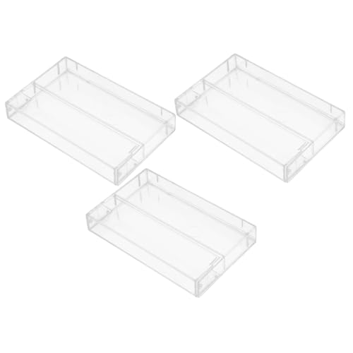 ORFOFE 3 Stück Kassettenhüllen Kassetten Retro Produkte Audiokassettenhalter Kassettenhülle Aufbewahrungsboxen Sleevie Wonder Leere Kassetten Kassettenspieler Tragbar Pp von ORFOFE