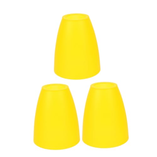 ORFOFE 3 Stück Teiliges Kunststoff Flacher Lampenschirm design Öffnung Kompatibel für Stehlampen Tischlampen Pendelleuchten für Wohnzimmer Schlafzimmer Büro von ORFOFE