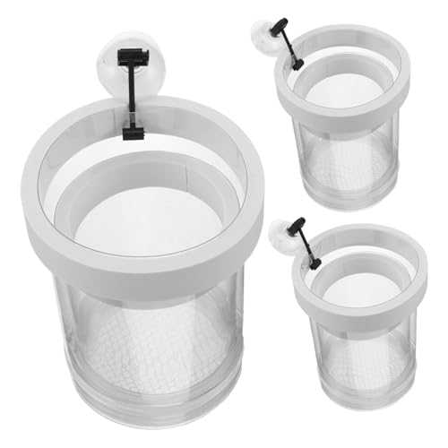 ORFOFE 3 Stück Transparente Fischzucht – Kleine Trennkammer Mit Saugnapf Brutstätte Für Betta Aufzuchtbecken Aquarium Für Becher Elternbecken Trenner Fischzucht Schwimmende ORFOFE 3 Stück Transparente Fischzucht – Kleine Trennkammer Mit Saugnapf Brutstätte Für Betta Aufzuchtbecken Aquarium Für Becher Elternbecken Trenner Fischzucht Schwimmende von ORFOFE