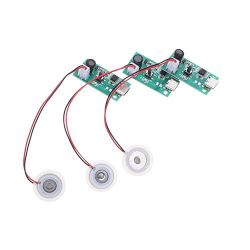 ORFOFE 3 Stück USB Mini Luftbefeuchter Zerstäubermodul mit Ersatz Nebelscheiben Kompakt Installieren für DIY Pflanzenbrunnen und Aromatherapie ORFOFE 3 Stück USB Mini Luftbefeuchter Zerstäubermodul mit Ersatz Nebelscheiben Kompakt Installieren für DIY Pflanzenbrunnen und Aromatherapie von ORFOFE