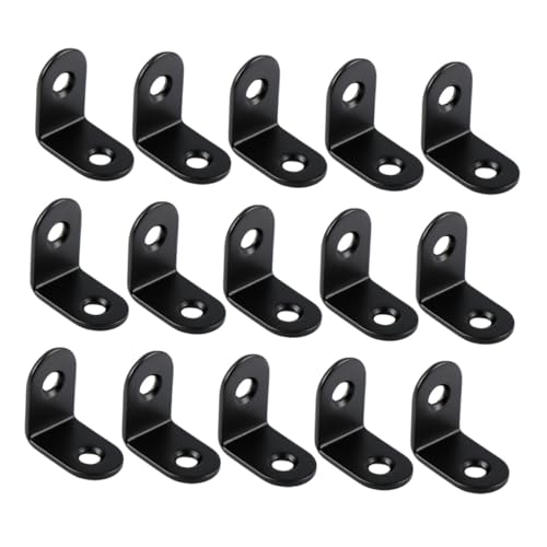 ORFOFE 30 Stück Teiliges Edelstahl Winkelverbinder Eckwinkel Möbelverbinder Schwarz Robuste Montagewinkel mit Hoher Tragkraft für Aufbewahrungsmöbel und Möbelverstärkung ORFOFE 30 Stück Teiliges Edelstahl Winkelverbinder Eckwinkel Möbelverbinder Schwarz Robuste Montagewinkel mit Hoher Tragkraft für Aufbewahrungsmöbel und Möbelverstärkung von ORFOFE