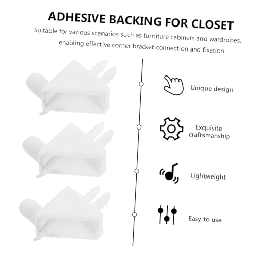 ORFOFE 30 Stück Teiliges Möbel Regalwinkel aus Winkelverbinder für Holzregale Stabile Schrank eckverbindung Einsetzbar für Küchen Kleiderschränke Einfache Montage von ORFOFE