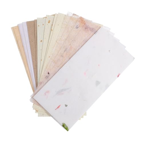 ORFOFE 30 Stück Teiliges Retro Dekorpapier für Hand Accounts aus Robustem Pergamentpapier und Kraftpapier Langlebiges Bastelmaterial für Scrapbooking Journaling DIY Notizbücher und von ORFOFE
