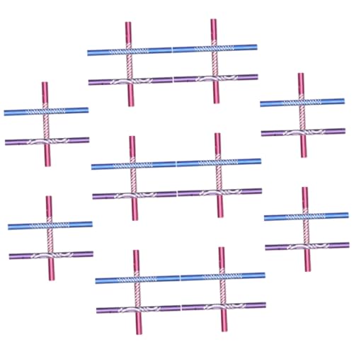 ORFOFE 30 Stück Teiliges Windspiel DIY Metallrohre Bunte Klangstäbe in Blau Lila und Langlebige Windspielteile für Kreative Bastelarbeiten und Außendekoration im Garten für Kindergarten von ORFOFE