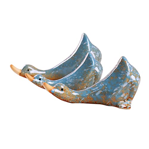 ORFOFE Keramik Ente Gartenfigur 3 Stück Miniatur Deko Ornamente Lustige Teichfiguren Wetterfest Glatte Oberfläche Langlebig für Garten Teich Pool Landschaftsgestaltung Kreative Geschenkidee ORFOFE Keramik Ente Gartenfigur 3 Stück Miniatur Deko Ornamente Lustige Teichfiguren Wetterfest Glatte Oberfläche Langlebig für Garten Teich Pool Landschaftsgestaltung Kreative Geschenkidee von ORFOFE