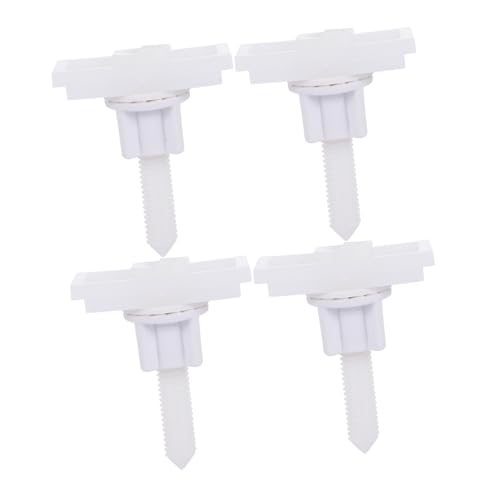 ORFOFE 4 Sätze Toilettensitz Schrauben Teilig Toilet Seat Fixing Kit Ersatzteile Wc Sitz Befestigung Zubehör Einfache Montage Kompatibel von ORFOFE