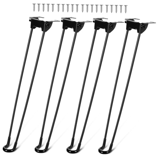 ORFOFE 4 Stück Faltbare Tischbeine Metall Robuste Tischfüße für Computer und Schreibtische Höhenverstellbar und Stabil für Sofa und Studententische Schwarz ORFOFE 4 Stück Faltbare Tischbeine Metall Robuste Tischfüße für Computer und Schreibtische Höhenverstellbar und Stabil für Sofa und Studententische Schwarz von ORFOFE
