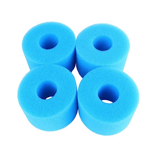 ORFOFE 4 Stück Filter Schwamm Säule Blau Schwimmbad Filter Schwamm Vorfilter Schwammfilter für Aquarium Teich Biologische Filtration Wiederverwendbar Waschbar ORFOFE 4 Stück Filter Schwamm Säule Blau Schwimmbad Filter Schwamm Vorfilter Schwammfilter für Aquarium Teich Biologische Filtration Wiederverwendbar Waschbar von ORFOFE
