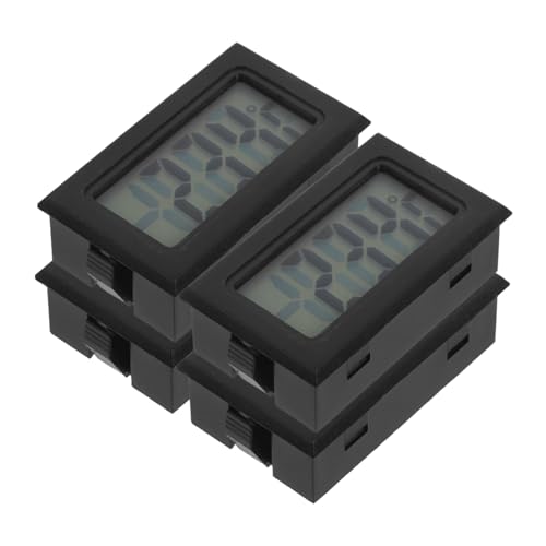ORFOFE 4 Stück Mini Embedded Digital Thermometer mit Klarem LCD Präzise Sensoren für Haus Gewächshaus Reptilienräume Handlich Ablesbar zur Temperaturüberwachung ORFOFE 4 Stück Mini Embedded Digital Thermometer mit Klarem LCD Präzise Sensoren für Haus Gewächshaus Reptilienräume Handlich Ablesbar zur Temperaturüberwachung von ORFOFE