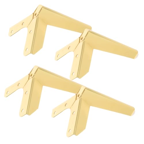 ORFOFE 4 Stück Möbelfüße aus Metall Goldfarben Stabile Schrankbeine für Kommode Sofa Nachttisch Modernes Flugzeugfuß Design mit Rutschfesten Bodenschonern Einfache Montage ORFOFE 4 Stück Möbelfüße aus Metall Goldfarben Stabile Schrankbeine für Kommode Sofa Nachttisch Modernes Flugzeugfuß Design mit Rutschfesten Bodenschonern Einfache Montage von ORFOFE