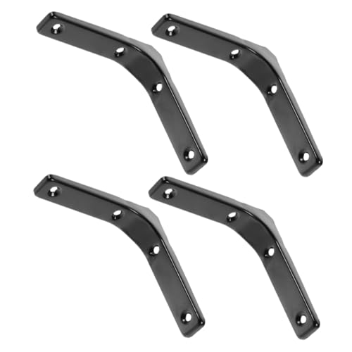 ORFOFE 4 Stück Schwere Edelstahl Wandregalhalter Förmige Winkelträger Robustes Metall Regalträger für Schlafzimmer Büro Display Schränke Bücherregal ORFOFE 4 Stück Schwere Edelstahl Wandregalhalter Förmige Winkelträger Robustes Metall Regalträger für Schlafzimmer Büro Display Schränke Bücherregal von ORFOFE