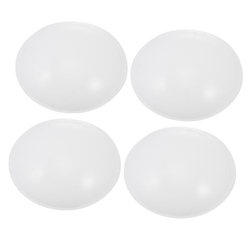 ORFOFE 4 Stück Teiliges LED Deckenlampen abdeckung Halbrunder Lampenschirm aus Feuerfestem Material für Wohn Schlafzimmer Blendfreier Lichtschutz Stilvoll und Praktisch von ORFOFE