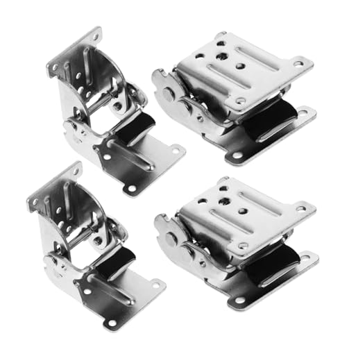 ORFOFE 4 Stück Teiliges Premium Eisen Klappscharnier Verstellbar Selbstsichernde Tischhalter Regalbeschläge für Möbel Beine und DIY Heimwerker ORFOFE 4 Stück Teiliges Premium Eisen Klappscharnier Verstellbar Selbstsichernde Tischhalter Regalbeschläge für Möbel Beine und DIY Heimwerker von ORFOFE