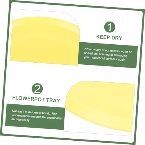 ORFOFE 4 Stück Teiliges Runde Pflanzenteller aus Robustem Wasserabweisend und Formstabil Praktische Untersetzer für Zimmerpflanzen und Übertöpfe für Drinnen und Draußen Erleichtern ORFOFE 4 Stück Teiliges Runde Pflanzenteller aus Robustem Wasserabweisend und Formstabil Praktische Untersetzer für Zimmerpflanzen und Übertöpfe für Drinnen und Draußen Erleichtern von ORFOFE