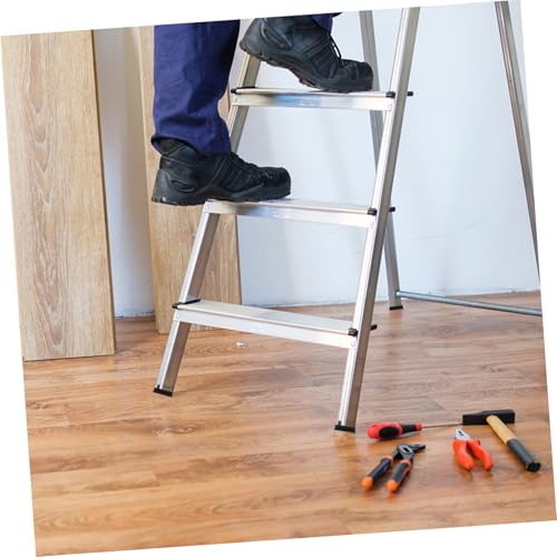 ORFOFE 4 Stück Teiliges Rutschfeste Kunststoff Leiterfußschoner Dicke Strapazierfähige Schutzkappen für Klappleitern Bodenschutz und Stabile Standfestigkeit für Haushaltsleitern von ORFOFE