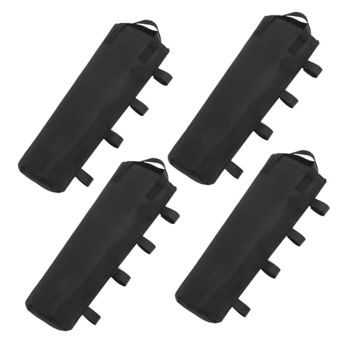 ORFOFE 4 Stück Teiliges Sandsack Zeltstangen Schwere Befestigungsgewichte für Windfeste und Tragbare Sonnenschirmgewichte in Schwarz Große Outdoor stabilisierungstaschen für Zelte und ORFOFE 4 Stück Teiliges Sandsack Zeltstangen Schwere Befestigungsgewichte für Windfeste und Tragbare Sonnenschirmgewichte in Schwarz Große Outdoor stabilisierungstaschen für Zelte und von ORFOFE