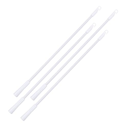 ORFOFE 4 Stück Teiliges Set Aluminiumlegierung Vertikal Jalousienstab Langlebiger Transparenter Blind Wand Ersatz Installieren Modischer Vorhang Stab für und von ORFOFE