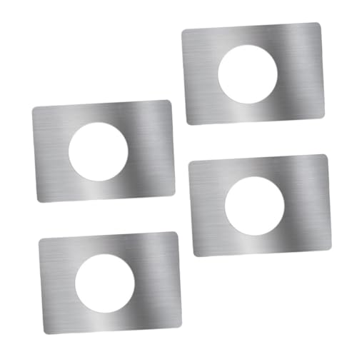 ORFOFE 4 Stück Teiliges Türverstärkungsset mit Türloch-abdeckplatten zur Reparatur von Lockeren Türschlössern und Kratzern Verstärkte Runde Schlossbefestigung für Haustüren Einsetzbar ORFOFE 4 Stück Teiliges Türverstärkungsset mit Türloch-abdeckplatten zur Reparatur von Lockeren Türschlössern und Kratzern Verstärkte Runde Schlossbefestigung für Haustüren Einsetzbar von ORFOFE