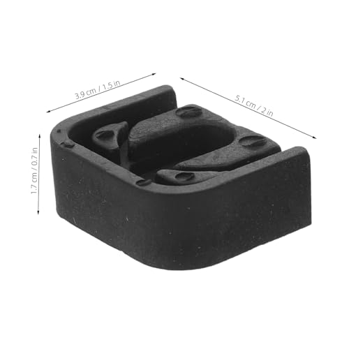 ORFOFE 4 Stück Vibrationspads für Klimaanlage Gummidämpfer zur Geräuschreduzierung und Vibrationsminderung Rutschfeste Unterlage für Außeneinheit Installieren und Entfernen von ORFOFE