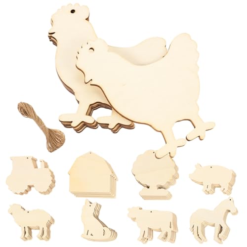 ORFOFE 45 Stück Teiliges Unvollendeter Holzscheiben in Haus Tier und Baumformen Naturbelassene DIY Holzplatten zum Bemalen Basteln und Individuellen Dekorieren für Kreative ORFOFE 45 Stück Teiliges Unvollendeter Holzscheiben in Haus Tier und Baumformen Naturbelassene DIY Holzplatten zum Bemalen Basteln und Individuellen Dekorieren für Kreative von ORFOFE