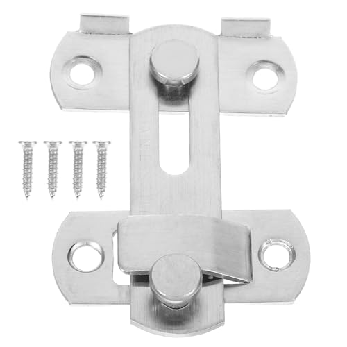 ORFOFE 4Stücke Türriegel Flat Latch Bolt für Scheunentüren Schiebetüren Sicherheitstüren Einfache Installation Stilvolles Design Privatsphäre von ORFOFE