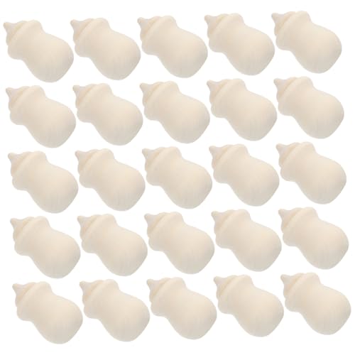 ORFOFE 5 Boxen Unbehandelte Holzgläser zum Bemalen Kleine DIY Holzbehälter für Originelles Bastelspielzeug Naturbelassene Holzdosen für Individuelle Handbemalung Dekorationsprojekt von ORFOFE