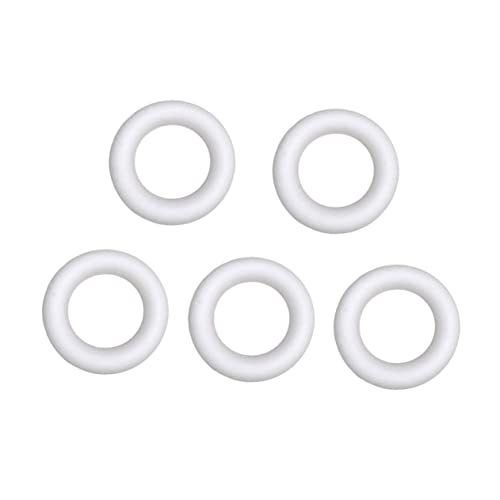 ORFOFE 5 STK. Teiliges Schaumstoff-ringmodell Weiß DIY Zubehör für Kunstmalerei Fördert Kreativität und Hand-Auge-koordination bei Mädchen ORFOFE 5 STK. Teiliges Schaumstoff-ringmodell Weiß DIY Zubehör für Kunstmalerei Fördert Kreativität und Hand-Auge-koordination bei Mädchen von ORFOFE