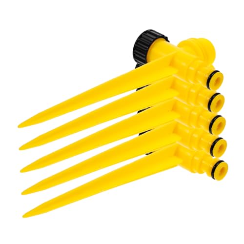 ORFOFE 5 Stück Teiliges Robuste Rasensprinkler basen mit Scharfen Erdspießen Automatische Drehbare Garten bewässerungshalter Einfach Einzustecken Erweiterbar für Effiziente ORFOFE 5 Stück Teiliges Robuste Rasensprinkler basen mit Scharfen Erdspießen Automatische Drehbare Garten bewässerungshalter Einfach Einzustecken Erweiterbar für Effiziente von ORFOFE
