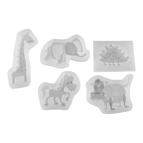 ORFOFE 5 Stück Teiliges Silikonform Tiermotiven Wiederverwendbar Leicht zu Reinigen für Epoxidharz Schmuck Dekoration DIY bastelprojekte Inklusive Igel Kuh Elefanten Pferde ORFOFE 5 Stück Teiliges Silikonform Tiermotiven Wiederverwendbar Leicht zu Reinigen für Epoxidharz Schmuck Dekoration DIY bastelprojekte Inklusive Igel Kuh Elefanten Pferde von ORFOFE