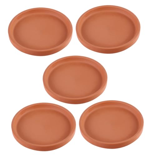 ORFOFE 5 Stück Teiliges Terrakotta Untersetzer Unglasierte Pflanztopf Saucers Geeignet für Sukkulenten Blumentöpfe Pflanztöpfe Dekorativ und rutschfest für Innen und Außenbereiche ORFOFE 5 Stück Teiliges Terrakotta Untersetzer Unglasierte Pflanztopf Saucers Geeignet für Sukkulenten Blumentöpfe Pflanztöpfe Dekorativ und rutschfest für Innen und Außenbereiche von ORFOFE