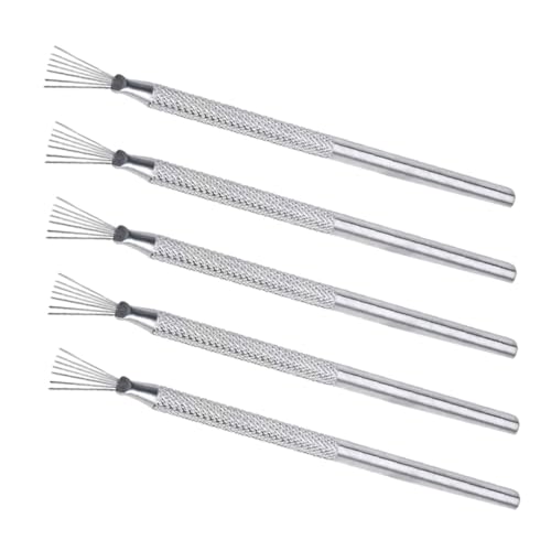 ORFOFE 5 Stück Teiliges Tonmodellierwerkzeug mit Edelstahlgriff Vielseitige Skulptur Nadeln für Feine Details Rutschfeste Töpferwerkzeuge zum Modellieren Texturieren und Schnitzen ORFOFE 5 Stück Teiliges Tonmodellierwerkzeug mit Edelstahlgriff Vielseitige Skulptur Nadeln für Feine Details Rutschfeste Töpferwerkzeuge zum Modellieren Texturieren und Schnitzen von ORFOFE