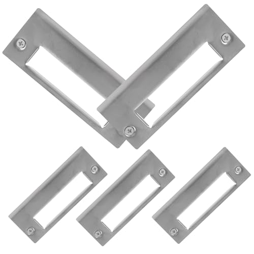 ORFOFE 5 Stück Teiliges Türschließblech aus Robustem Verstärkt Einbruchschutz für Zimmertüren Einfache Montage mit Schrauben Türloch-abdeckung Langlebige Türsicherung für Wohn Innentüren ORFOFE 5 Stück Teiliges Türschließblech aus Robustem Verstärkt Einbruchschutz für Zimmertüren Einfache Montage mit Schrauben Türloch-abdeckung Langlebige Türsicherung für Wohn Innentüren von ORFOFE