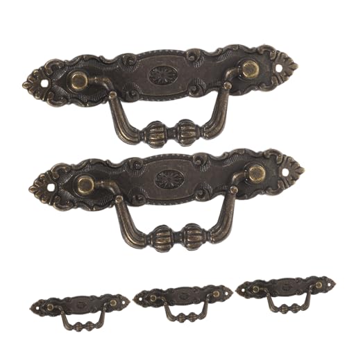 ORFOFE 5 Stück Teiliges Vintage Möbelgriffe Antik Bronze Verdeckt Montierte Schubladengriffe für Küche Schrank Kommode und Kleiderschrank Europäischer Stil Vielseitig und Sicher ORFOFE 5 Stück Teiliges Vintage Möbelgriffe Antik Bronze Verdeckt Montierte Schubladengriffe für Küche Schrank Kommode und Kleiderschrank Europäischer Stil Vielseitig und Sicher von ORFOFE