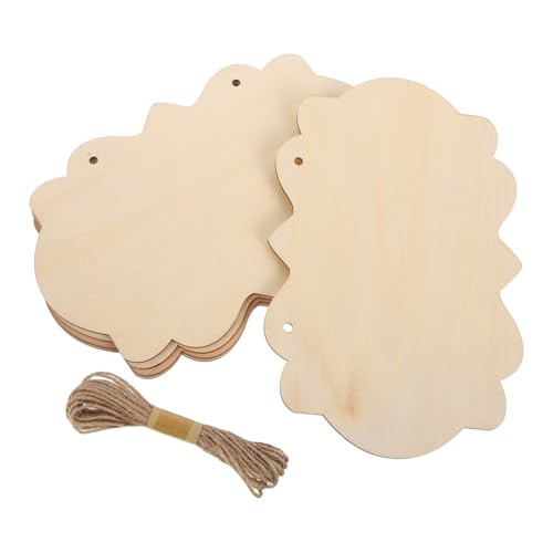 ORFOFE 5 Stück Unbehandelte Holzschilder mit Hanfseil Blanko Tür Wanddekoration aus Basswood DIY Bastelplatten zum Bemalen und Beschriften Einfache Montage Natürliche Optik ORFOFE 5 Stück Unbehandelte Holzschilder mit Hanfseil Blanko Tür Wanddekoration aus Basswood DIY Bastelplatten zum Bemalen und Beschriften Einfache Montage Natürliche Optik von ORFOFE
