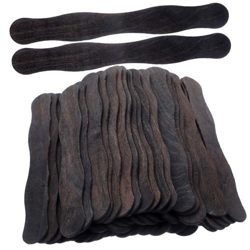 ORFOFE 50 Stück Schwarze DIY Eisstiele aus Lebensmittelechtem Holz Stabile Bastelstäbchen für Kinderhandwerk Wiederverwendbar Sicher für Eiscreme Kuchen und Kreative Bastelprojekte ORFOFE 50 Stück Schwarze DIY Eisstiele aus Lebensmittelechtem Holz Stabile Bastelstäbchen für Kinderhandwerk Wiederverwendbar Sicher für Eiscreme Kuchen und Kreative Bastelprojekte von ORFOFE