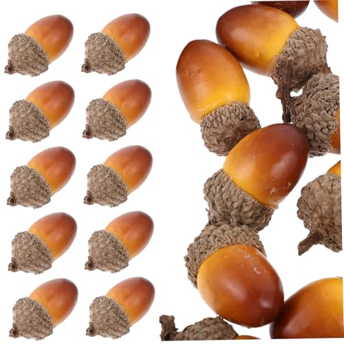 ORFOFE 50 Stück Teiliges Große Natürliche Farbton Künstliche Eicheln Dekoration für Kranzherstellung Rustikale Herbstdeko DIY Eicheldekor Party Fenster Wand Weihnachtsbaum Zubehör ORFOFE 50 Stück Teiliges Große Natürliche Farbton Künstliche Eicheln Dekoration für Kranzherstellung Rustikale Herbstdeko DIY Eicheldekor Party Fenster Wand Weihnachtsbaum Zubehör von ORFOFE