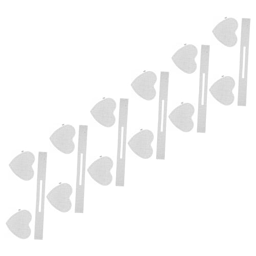 ORFOFE 6 Sätze Teiliges Herzförmige Kunststoff-mesh Einlagen Weiß Strapazierfähige Taschenboden-unterlagen für Handgefertigte Häkel Stricktaschen Stabiler Formgeber für DIY Handtaschen ORFOFE 6 Sätze Teiliges Herzförmige Kunststoff-mesh Einlagen Weiß Strapazierfähige Taschenboden-unterlagen für Handgefertigte Häkel Stricktaschen Stabiler Formgeber für DIY Handtaschen von ORFOFE